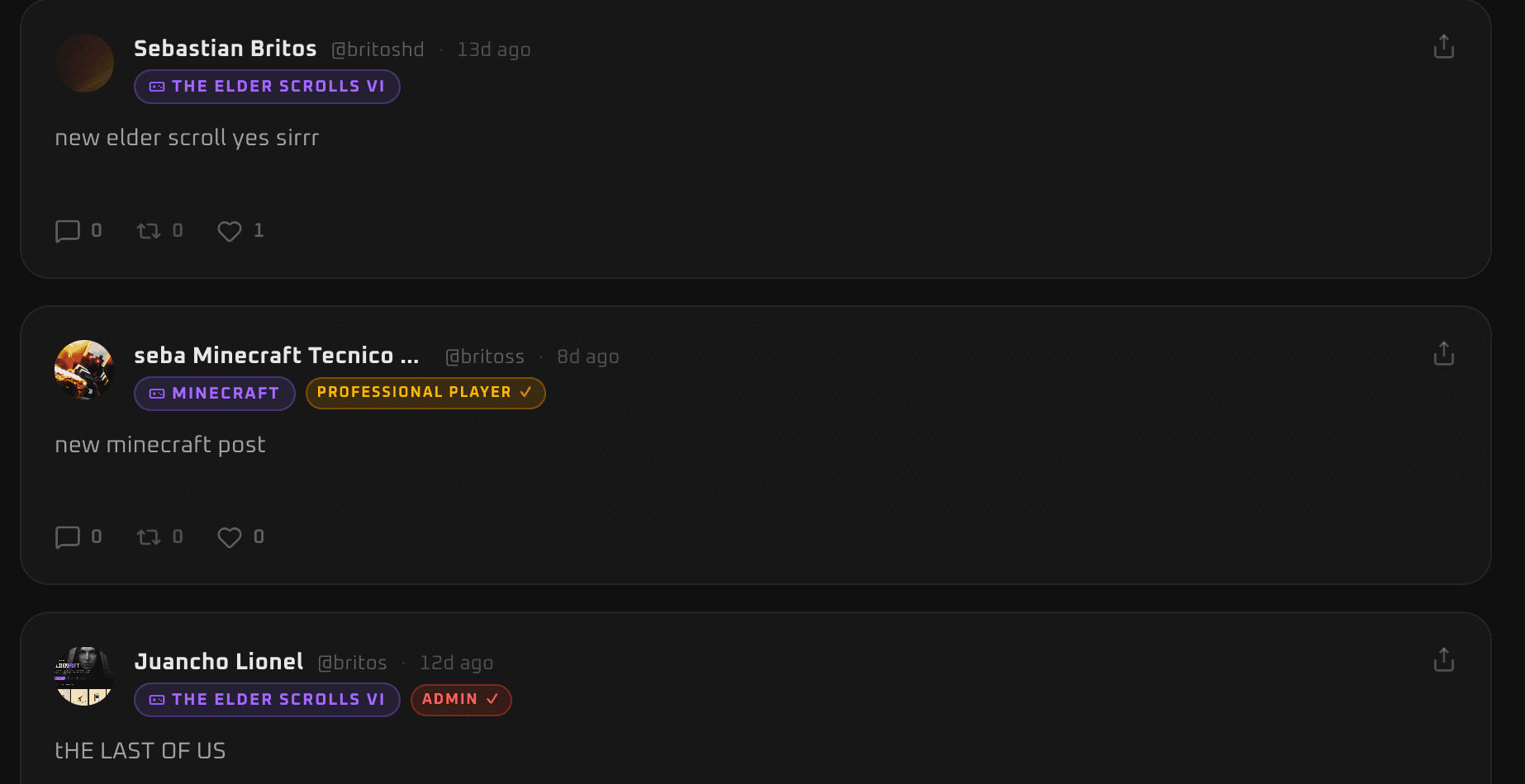 Verified roles on Nexatrix